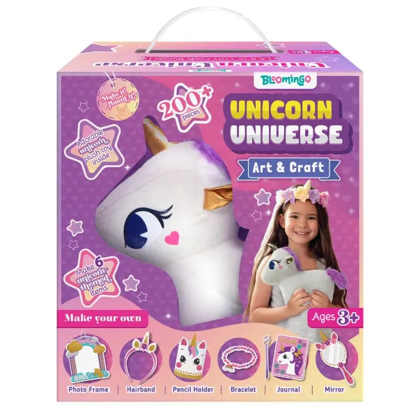 Bloomingo 6-in-1 Unicorn-Themed DIY Craft Kit for Kids