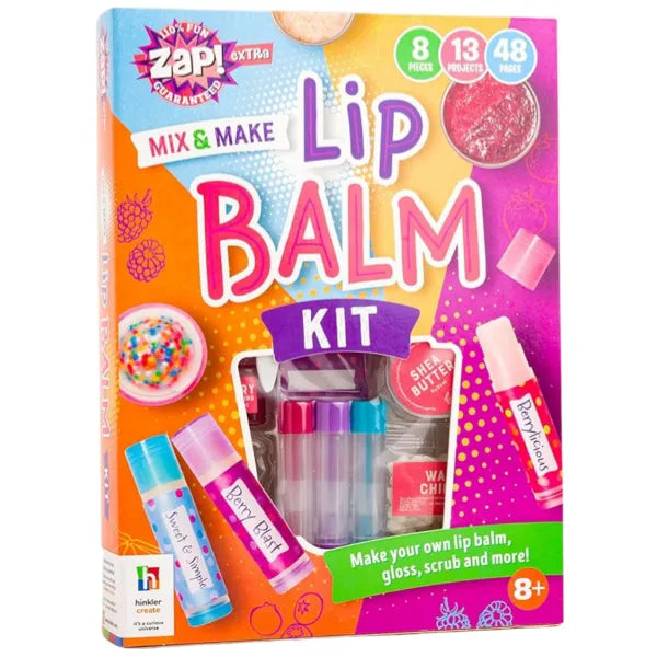 Hinkler Zap Extra Mix Make Lip Balm Kit For Girls-Creative Kids Arts and Crafts