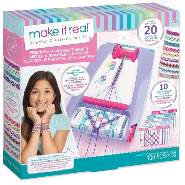 Make It Real Friendship Bracelet Maker Kit For Girls