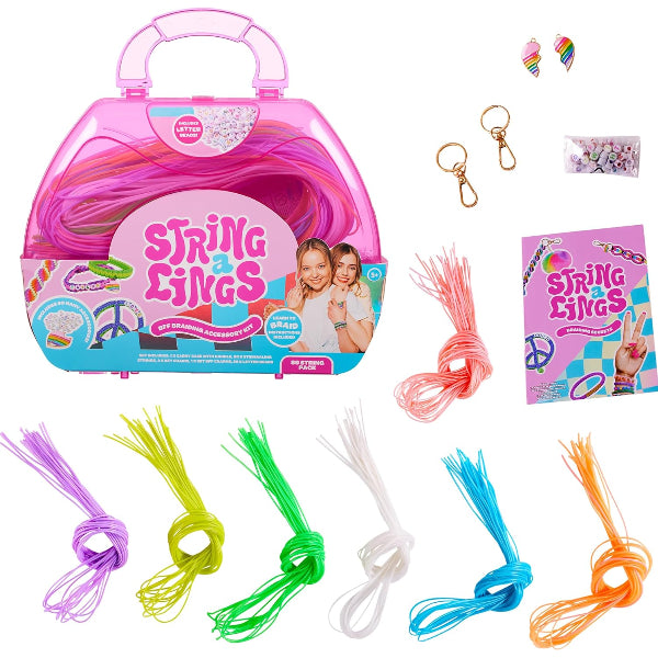 Stringalings Bff Braiding Accessory Kit – Diy Bracelets, Charms & Personalized Fun alternate