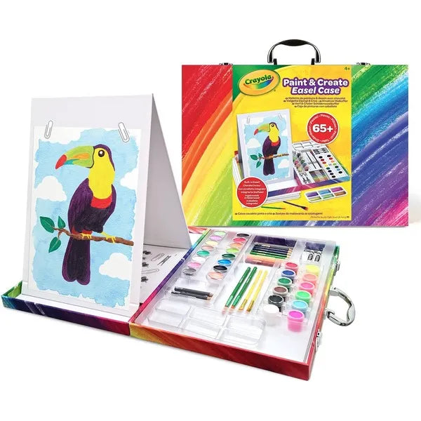 Crayola Create Easel Case – Kids' Paint & Art Set (CRFS79)