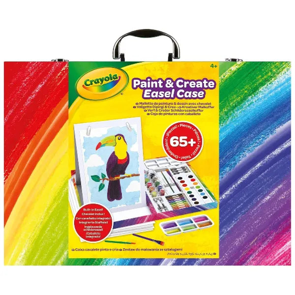 Crayola Create Easel Case – Kids' Paint & Art Set (CRFS79) alternate