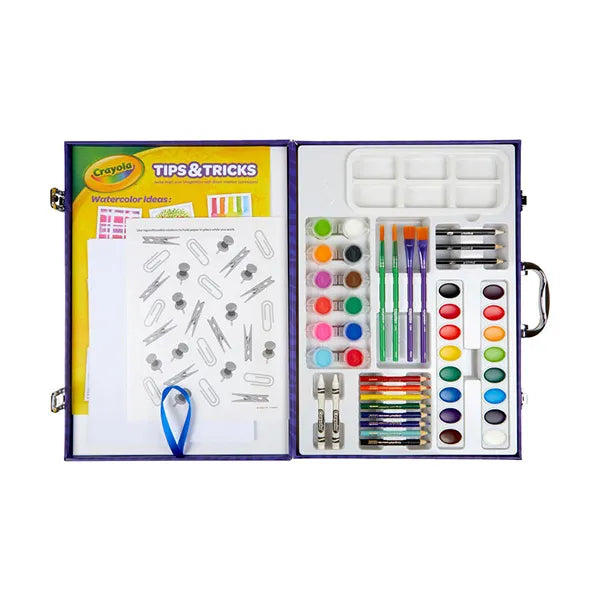 Crayola Create Easel Case – All-in-One Kids' Art & Paint Kit (CRFS82)