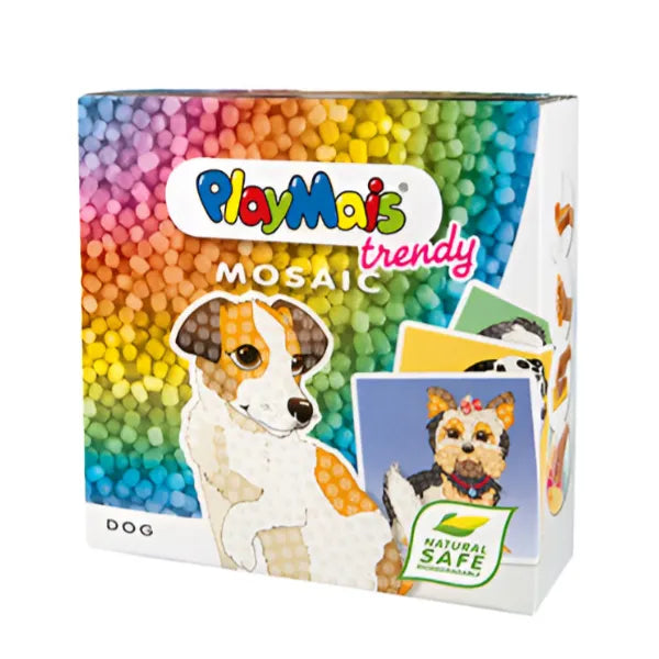 PlayMais DIY Trendy Mosaic Dog  Creation Set