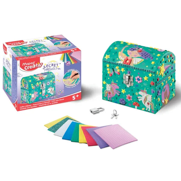 Maped Creativ Secret Mosaics Art & Craft Puzzle Game -Jewellery Box