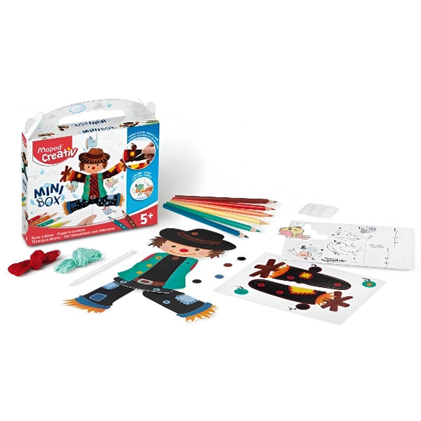 Maped Creativ Mini Box Puppet and Colouring Fun Kids Activity Set alternate