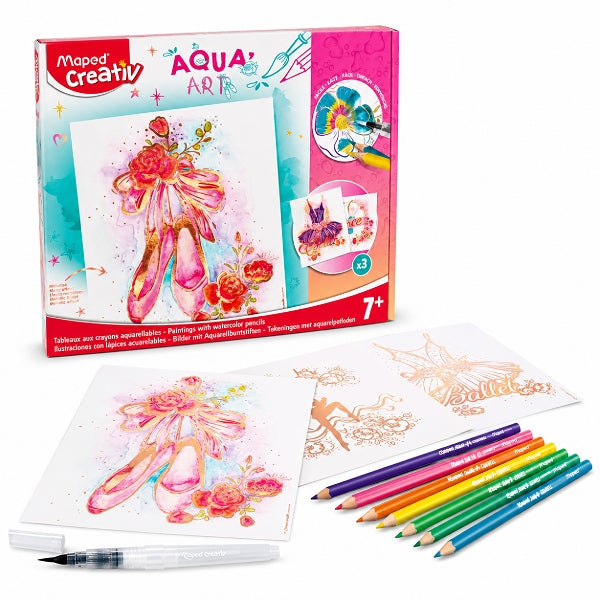 Maped Creativ Aqua Art Dance Set – Watercolour Pencil Drawing Kit For Kids Age 7+ alternate