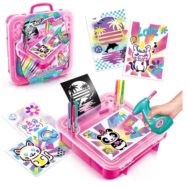 Canal Toys Airbrush Art Set With Electronic Spray