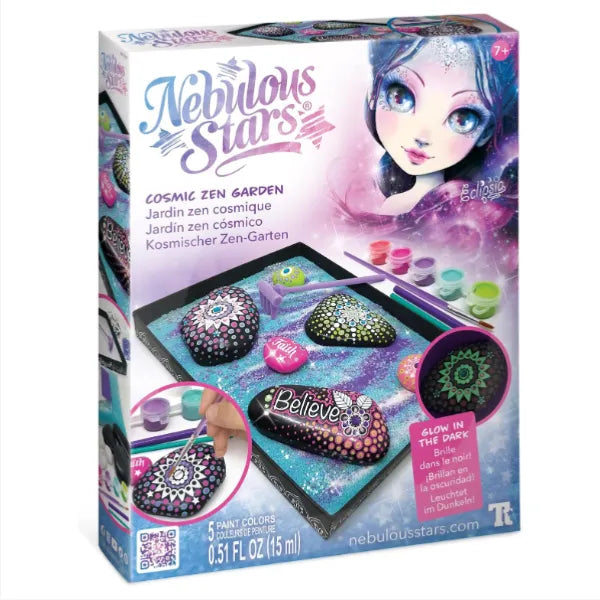 Nebulous Stars Cosmic Zen Garden Manual Painting Creation Activity for Girls