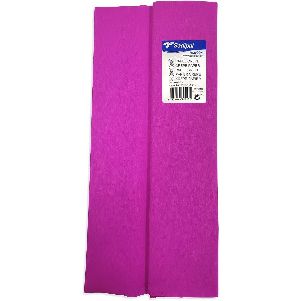 Sadipal Crepe Paper Roll 32 GSM, Magenta, 50 cm x 2.5 m