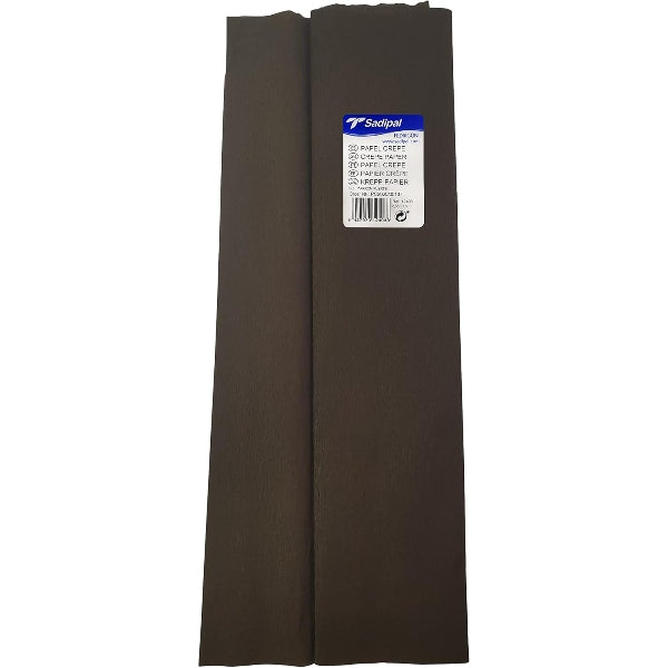 Sadipal Crepe Paper Roll, 32 GSM, Dark Brown, 50 cm x 2.5 m
