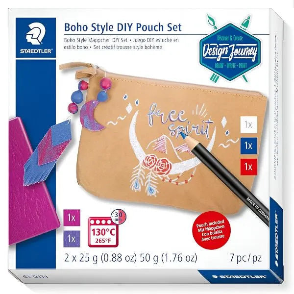 Staedtler Design Journey Boho DIY Pouch Set