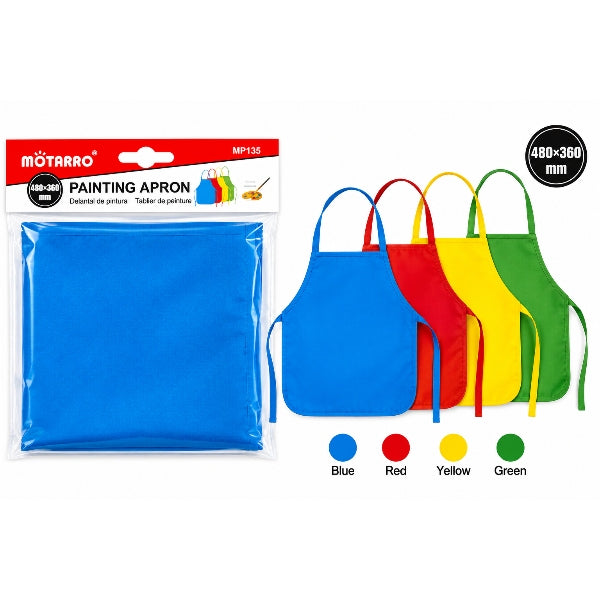 Motarro Kids Art & Craft Apron – Assorted Colors (1 Piece Only)