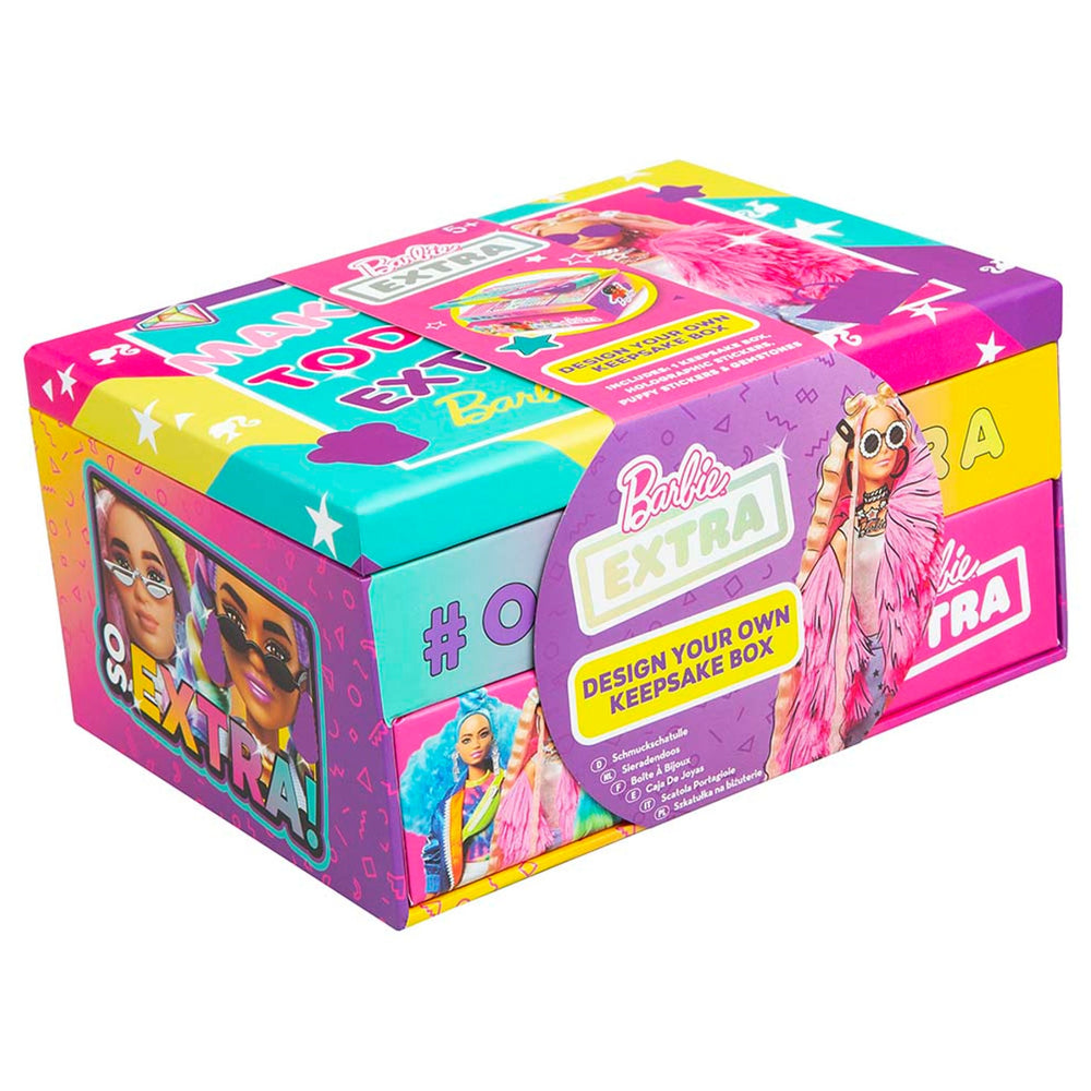 Barbie Extra Design Your Own Keepsake Box Craft Kit – Creative Jewelry Box For Kids
