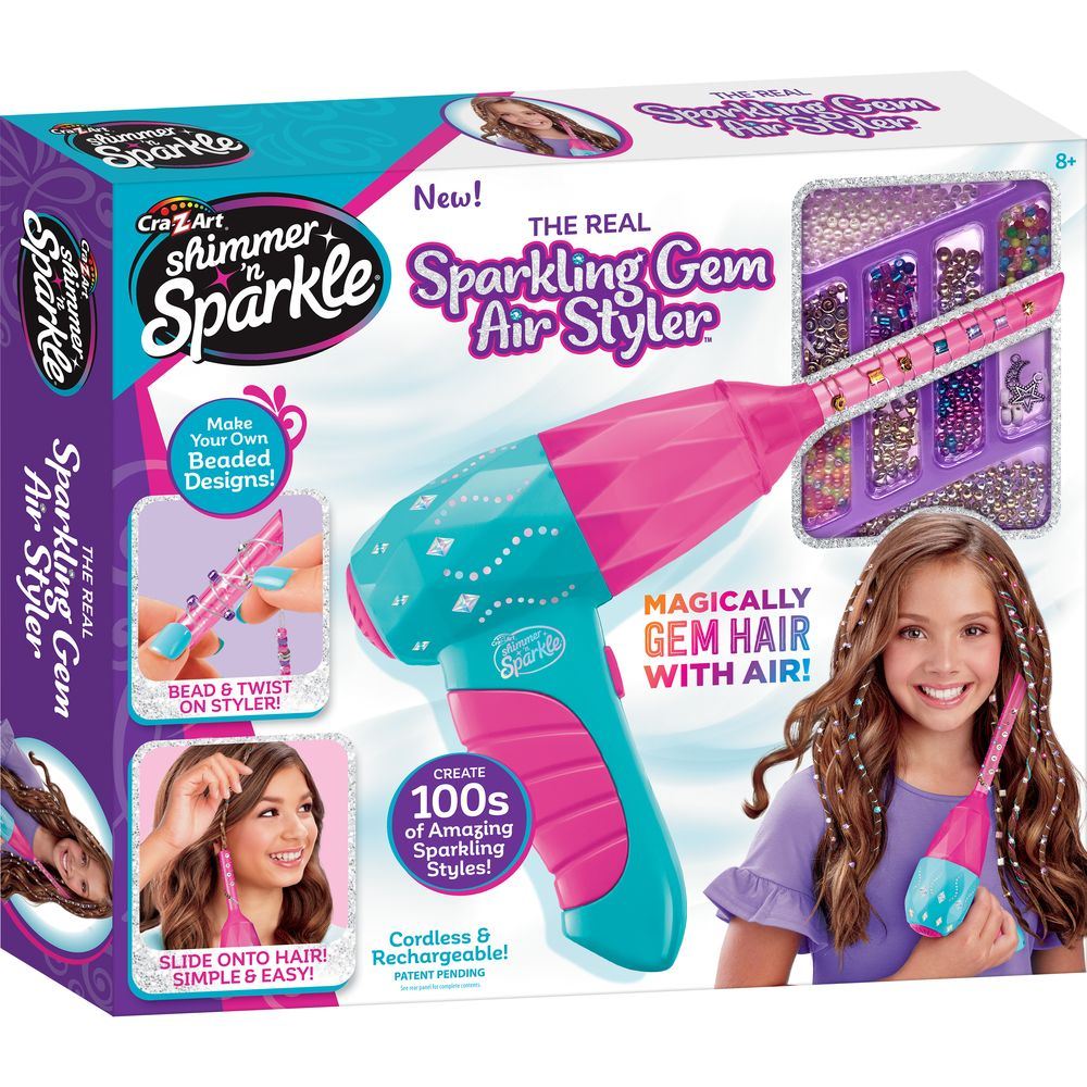 Shimmer N Sparkle Sparkling Gem Air Styler Hair Decorating Kit