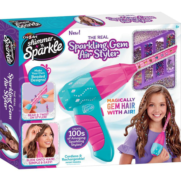 Shimmer N Sparkle Sparkling Gem Air Styler Hair Decorating Kit