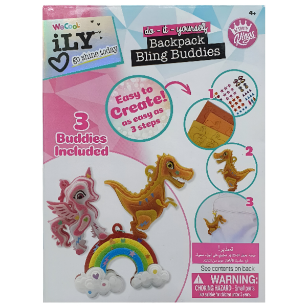 We Cool Activity King DIY Backpack Bling Buddies