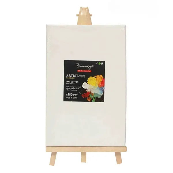 Chivalry Canvas With Easel Stand For Painting 20 x 30 CM