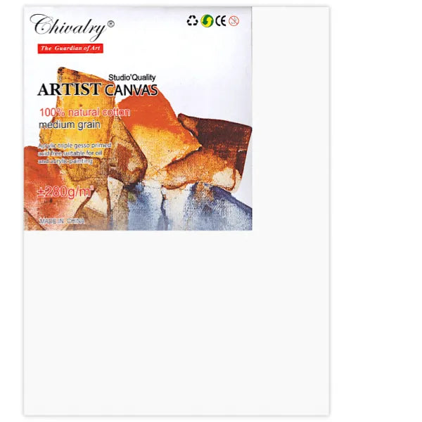 Chivalry Wooden Artist Canvas Board - 30X30 CM