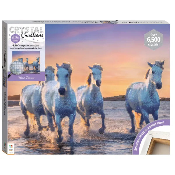 Hinkler Crystal Creations Canvas Wild Horses