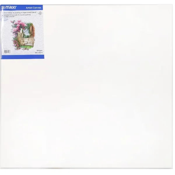Maxi Stretched Painting Canvas Board 380 Gsm 60X60 Cm alternate
