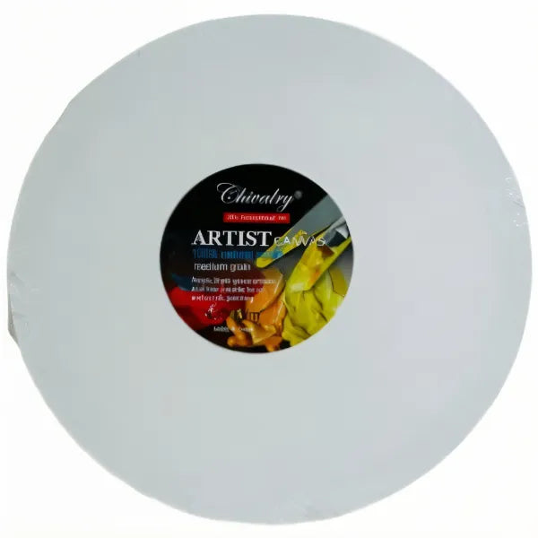 Chivalry Round Canvas Board-30x30Cm (CVQL42)