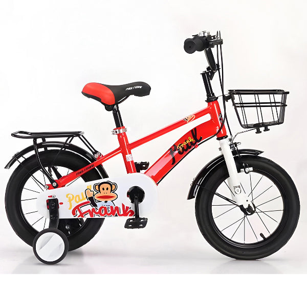 Paul Frank Glossy Kids Bicycle - 12 Inch - Red