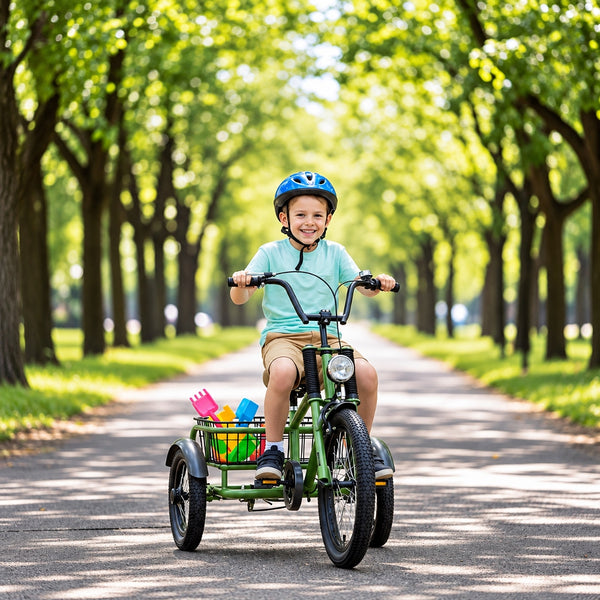 Comfortride Adult Tricycle With Basket-16 Inch – Green alternate