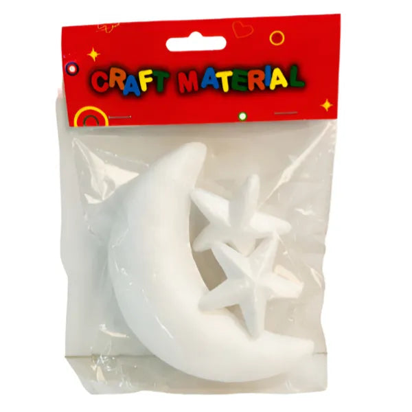 Moon And Stars Shaped Foams For Craft Works