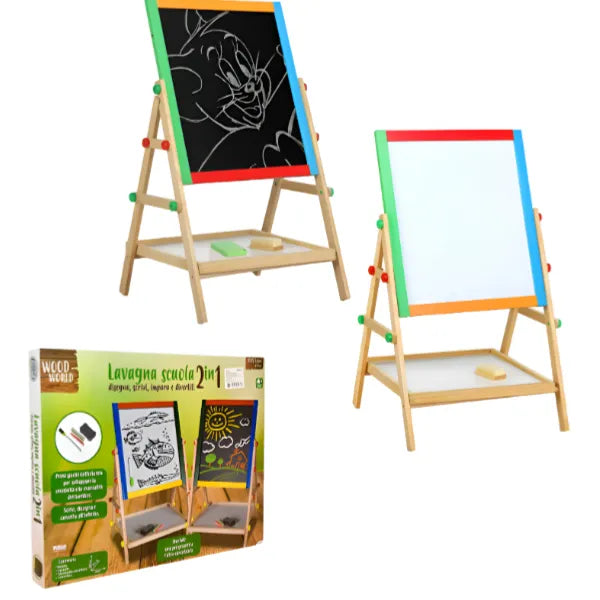 2 In 1 Double Sided Writing & Drawing Board