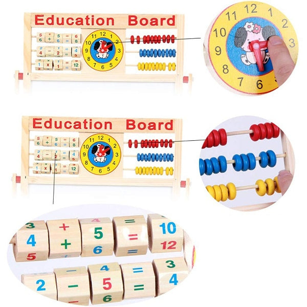Multipurpose Double-Sided Magnetic Wooden Writing Drawing Board alternate