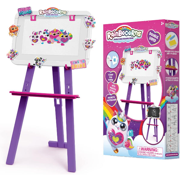 Rainbocorns Double-Sided Art Easel Board – Creative Drawing Set For Kids