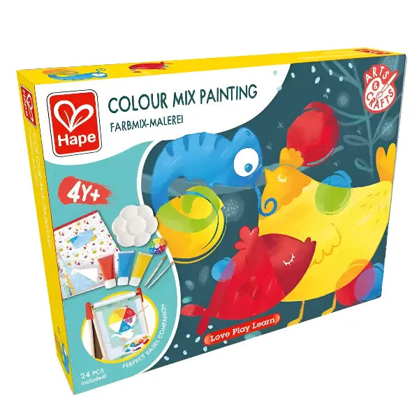 Hape Color Mixing Paint Set – Kids’ Art Supplies & Creative Activity Kit