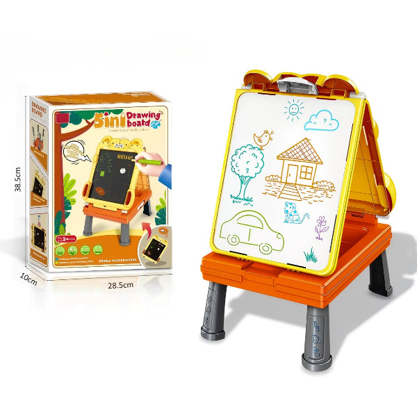 5-In-1 Giraffe Double-Sided Drawing Easel Board