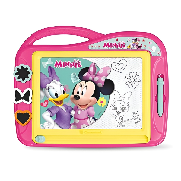 Clementoni Minnie Magnetic Drawing Board With Stamps Age 4+