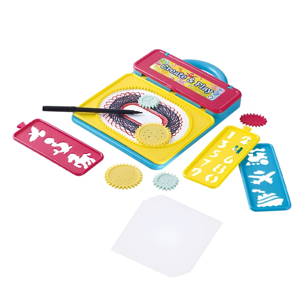 Playgo On The Go Portable Whirl & Draw Board Set alternate