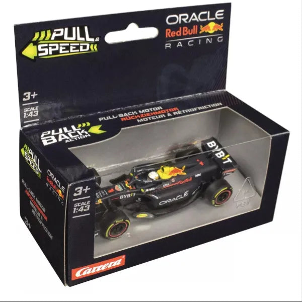 Carrera Pull & Speed Formula 1 Cars Red Bull Racing RB18 Verstappen, No.1, 1:43 Scale