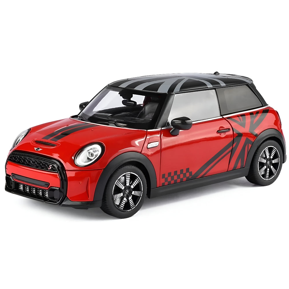 Mini Cooper 1:18 Scale Die-Cast Model Car – Red