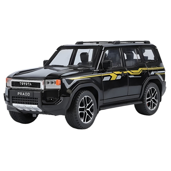 Toyota Land Cruiser Prado 1:12 Scale Die-Cast Model Car – Black