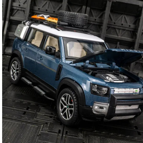 1:22 Land Rover Defender Alloy Diecast Metal Toy Car - Dual Colour