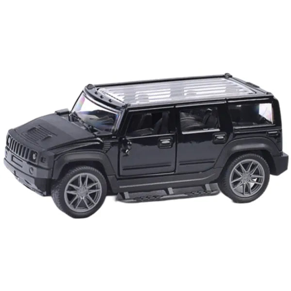Die-Cast 1:36 Hummer Pull Back Toy Car For Kids -Assorted Colors-1 pcs Set alternate