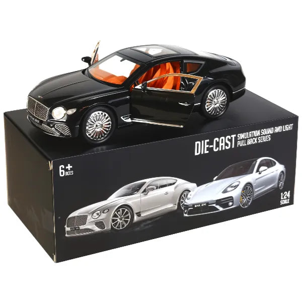 1 :24 Bentley Pull Back Model Car Diecast Toy Cars
