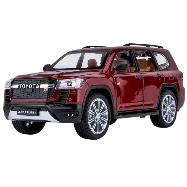 1:18 Land Cruiser  Pull Back Model Car Diecast Toy Cars