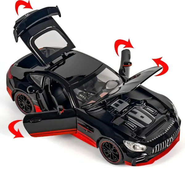 1:24 Scale Mercedes Benz AMG GTR Pull Back Model Car Diecast Toy Car alternate