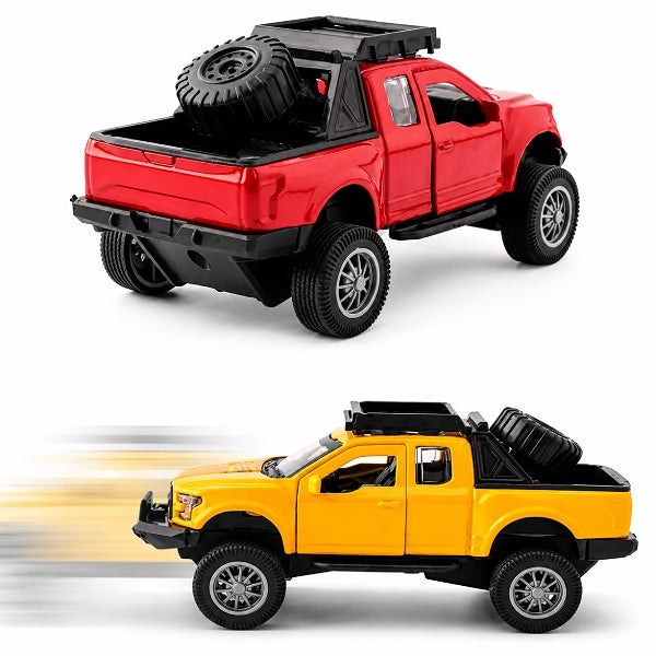 Die-Cast 1:32 Scale Raptor Pickup Alloy Truck Model Car Assorted 1 Pieces Set alternate