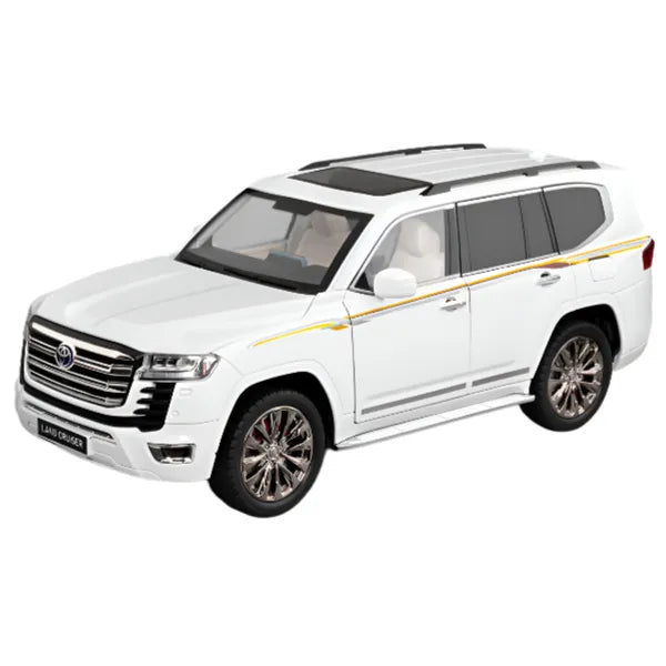 1:18 Land Cruiser Pull Back Model Car Diecast Toy Cars For Kids