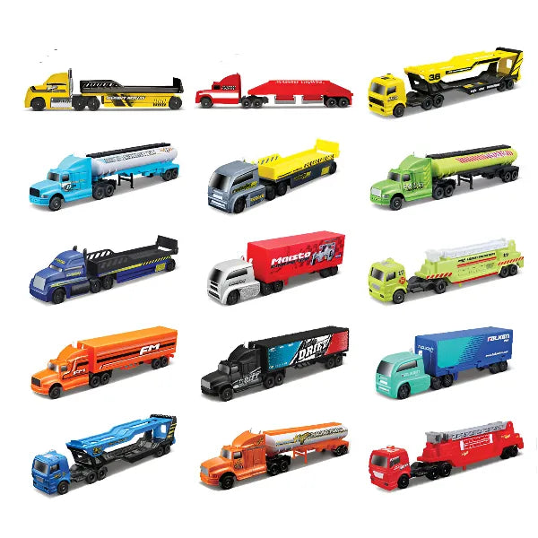 Maisto Highway Hauler E-Racing Team Die-Cast Vehicles – Assorted Colors for Kids