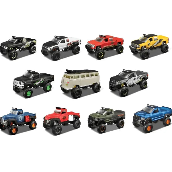 Maisto Fresh Metal 4X4 Rebels Vehicle – Individual Die-Cast Car, Assorted
