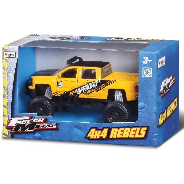 Maisto Fresh Metal 4X4 Rebels Vehicle – Individual Die-Cast Car, Assorted alternate