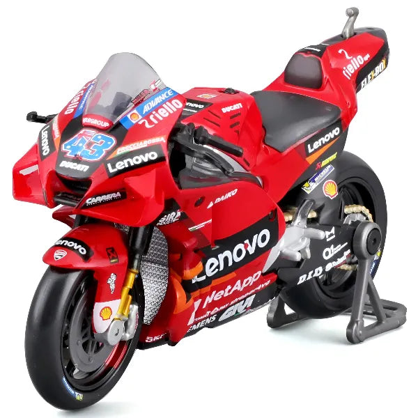Maisto Ducati Lenovo Team 2022 Bagnaia 1:18 Scale Die-Cast Motorcycle Model for Kids alternate